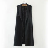 Women Vest Suit Lace plus Size Coat