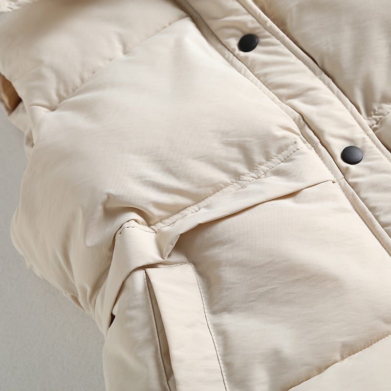 Women Cotton Coat Stand Collar Cotton Vest