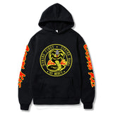 Cobra Kai Baseball Jacket Karate Kid Karate Kid Val Armorr Cobra Printed Hooded Men's Top Sweater