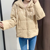 Women Cotton Coat Cotton PU Leather Jacket