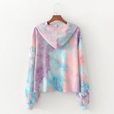 Women Hoodie Tie-Dye Loose