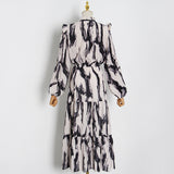 Bohemian Dress Fashion Vacation Style Elegant Lady Dress