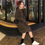Women Pullover Sweater Loose and Lazy Style Knitwear