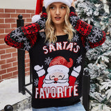 Black Christmas Sweater Women's Christmas Sweater