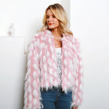Women Fur Jacket Fashion Plush Coat