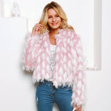 Women Fur Jacket Fashion Plush Coat