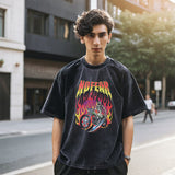 Mens Vintage T Shirt Printed Short Sleeve T-Shirt Men and Women