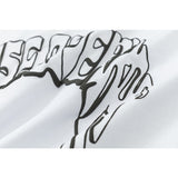 House Of Errors T-Shirt Letter Print Short Sleeve Vintage Crew Neck Loose T-Shirt