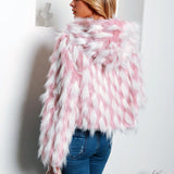 Women Fur Jacket Fashion Plush Coat