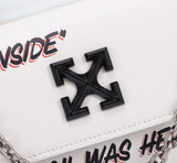 Off White Bag Casual Outdoor Convenient Tote Bag