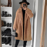 Women Fur Jacket Warm Plush Coat