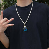 Jewelry Pendants Necklaces Hip Hop Personality Rap Spectrum Jesus Pieces