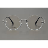 CHH Chrome Hearts Glasses Japanese high-luxury handmade rimless glasses frame pure titanium ultra-light round