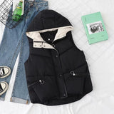 Women Vest Warm-Keeping Cotton Clothing down Vest