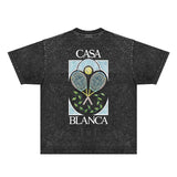 Casablanca Distressed T-Shirt