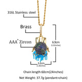 Jewelry Pendants Necklaces Hip Hop Personality Rap Spectrum Jesus Pieces