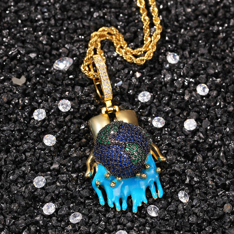 Jewelry Pendants Necklaces Hip Hop Personality Rap Spectrum Jesus Pieces