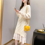 Women Pullover Sweater Lace Sweater