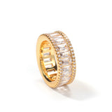 Rings Copper Zircon T Square Zirconium Ring Spectrum St. Valentine's