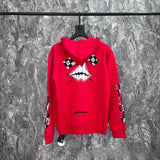 CHH Chrome Heart Hoodie Crowe Mattyboy Graffiti terry cotton hooded zipper