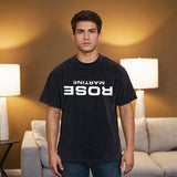 Men T Shirts Spring Summer Vintage Old Washing Water