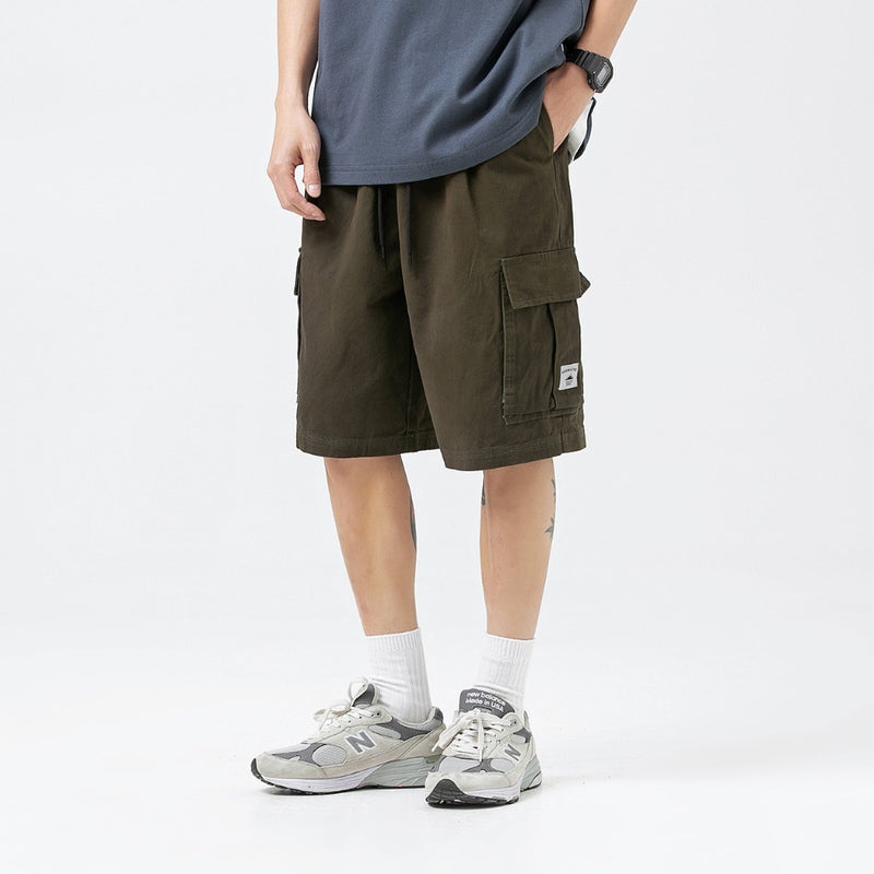 Unisex Shorts Large Workwear with Pocket Shorts Casual Loose