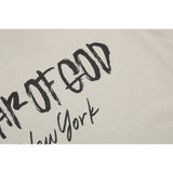 Fog Essentials T Shirts Spring/Summer FOG Limited Letter Pattern Crew Neck Short Sleeves