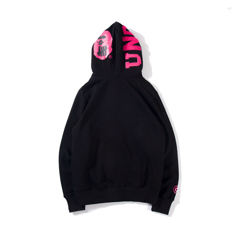 Bathing Ape Hoodie Double Hooded Cardigan Zip Sweater Shark Hoodie Jacket