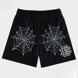 Eric Emanuel EE Shorts Spider Web Shorts Casual Sports Cycling Quick-Drying Shorts