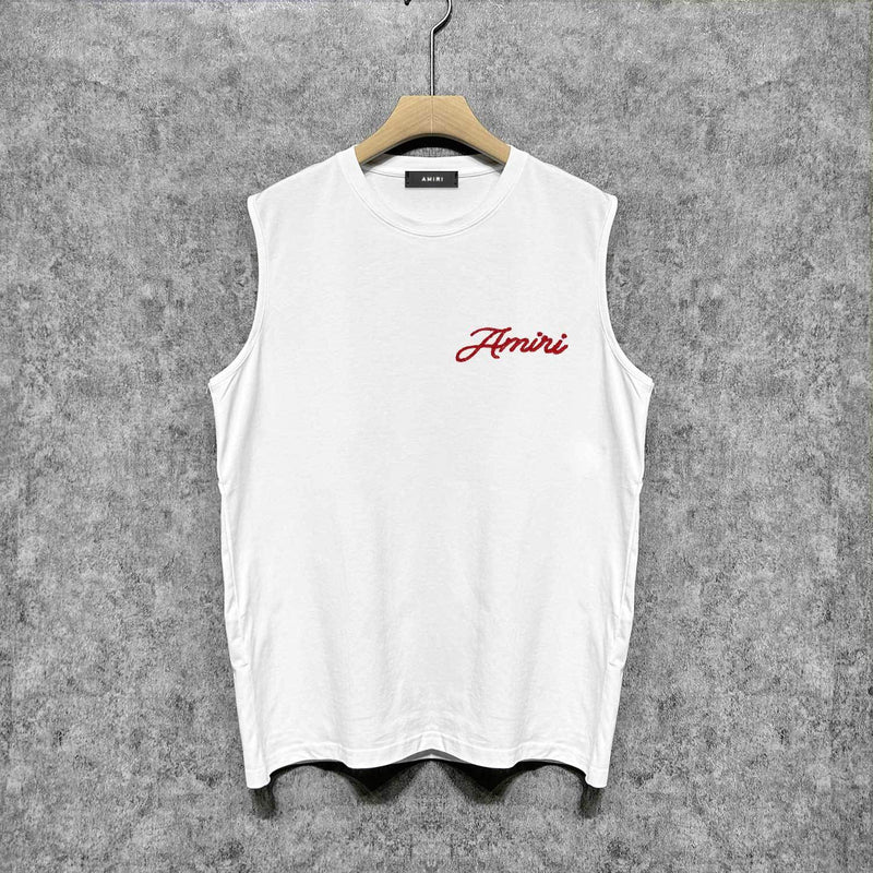 Amiri tank top mottled pegasus print