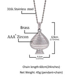 Jewelry Vintage Accessories ins Diamond Necklace St. Valentine's Spectrum