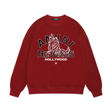 Amiri Sweatshirt Printed Trendy Pure Cotton