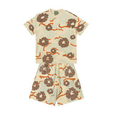Denim Tears T shirt & Shorts 2 Piece Set Camouflage
