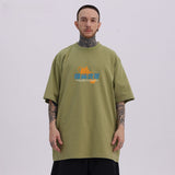 Men T-Shirt Fun Chinese Printed All-Matching