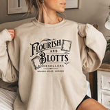 Wizard Book Shop Crewneck Sweatshirt Book Nerd Hoodie