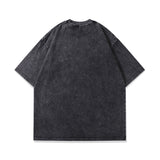 Men's T-Shirt Tkpa Printed Distressed Half Sleeve T-shirt
