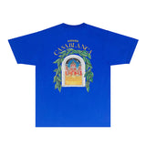 Casablanca T Shirts Fashion Print Street