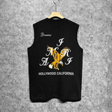 Amiri tank top hollywood eagle printing