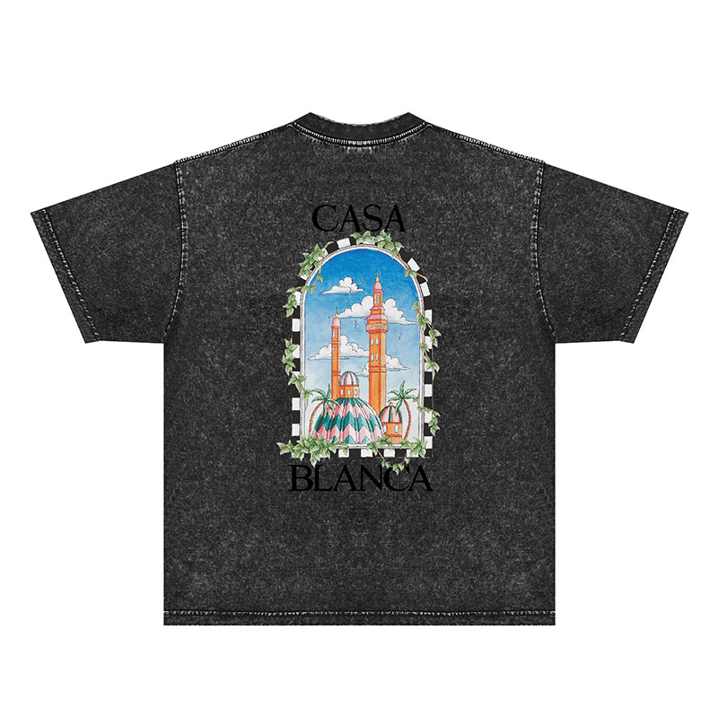 Casablanca Distressed T-Shirt
