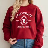 Jane Austen Sweatshirt Pride and Prejudice Pullover Pemberle