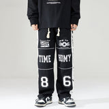 Cargo Pants Vintage Embroidered Racing Overalls