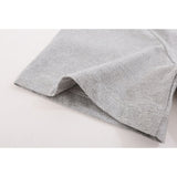 Fog Essentials T Shirts Spring Summer FOG Double Line Flocking Letter Crew Neck Short Sleeves