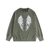 Amiri Distressed Sweatshirt Printed Trendy Pure Cotton