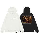 OFF WHITE Hoodie Trendy Street Style Personalized Cotton