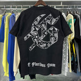 Godspeed t Shirts Hollywood Night Print Cotton Casual Short Sleeve Men and Women