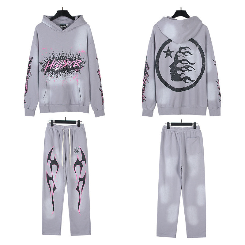 Hellstar Hoodie And Pants Two-Piece Set