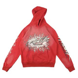 HS Hoodie & Sweatpants 2 Piece Set Vintage Distressed