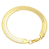 Bracelet hiphop hip hop men blade chain flat snake bone chain bracelet animal far east