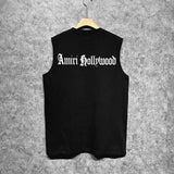 Amiri tank top sanskrit printing