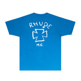 Rhude T Shirts Printed Trendy Pure Cotton